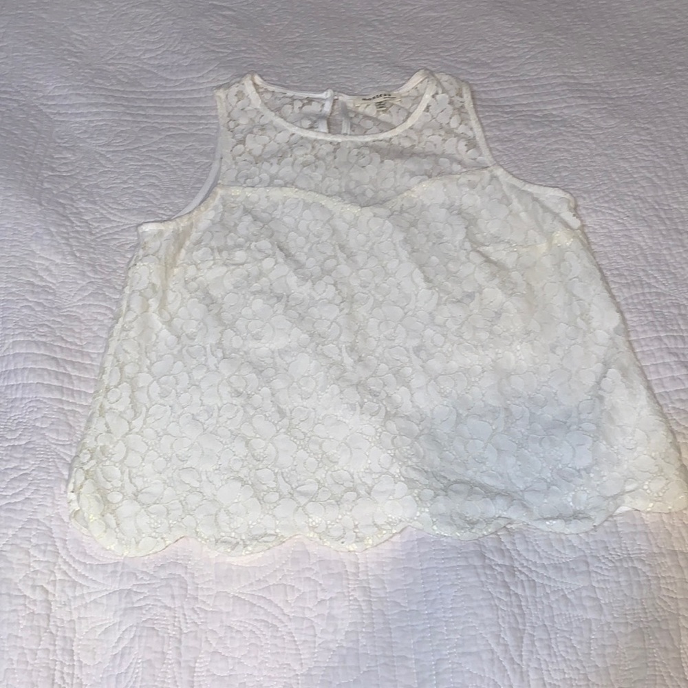 Lace casual tank